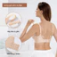 Áo ngực cỡ lớn dành cho nữ, Size lớn, Cổ chữ V sâu, Hỗ trợ thạch mềm, Không có vòng thép, Thiết kế đáy mỏng, Giảm hiệu ứng hình ảnh của ngực và nách to.