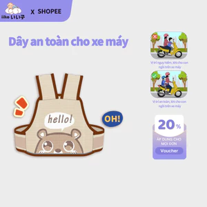 iiko Đai Đi Xe Máy Cho Bé Chống Ngã Có Phản Quang An Toàn Chắc Chắn