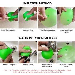 LOOKSHOW Đồ chơi ngoài trời, bóng cao su bơm hơi trong suốt, bóng nước TPR, bóng đèn lớn M3Y6