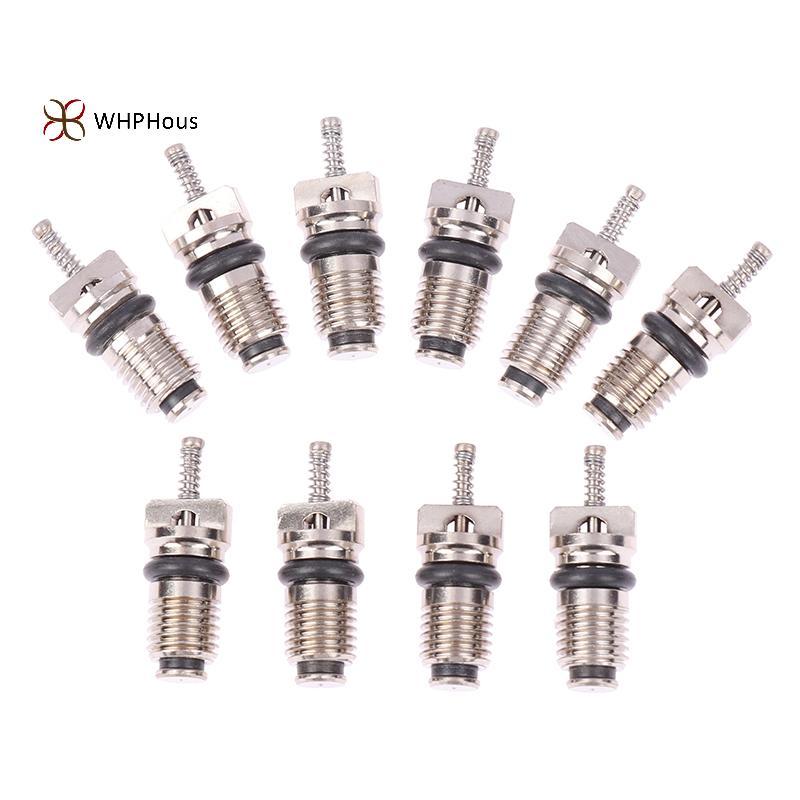 < WHPHous-t > 10 Cái Lõi Van AC R134A Ô Tô Ô Tô Lõi Điều Hòa Không Khí Kim Bộ Sửa Chữa Xe Chịu Nhiệt Phụ Kiện Ô Tô Đẹp
