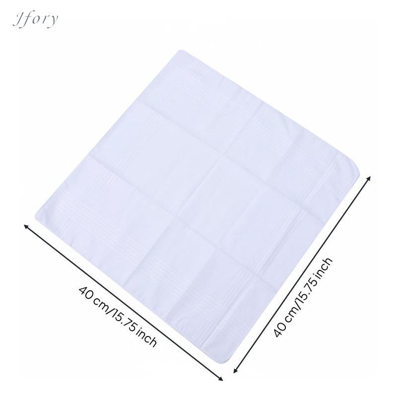 Khăn tay Cotton trơn cổ điển Satin Band Khăn tay vuông dành cho nam Bộ đồ bỏ túi hoặc thủ công