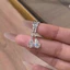 Bông tai nữ đa năng khí chất thời trang Pháp zirconia vàng trắng cá tính