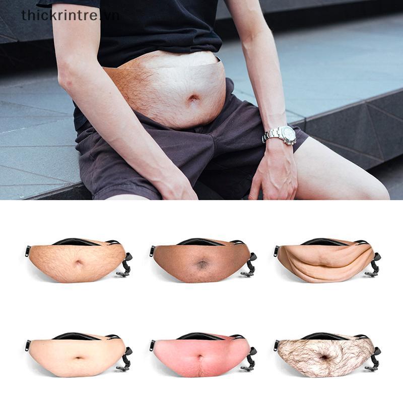 THI Ngộ nghĩnh Pop Bố Bod Tiền Thắt Lưng Túi Nam Du Lịch Màu Thịt Sáng Tạo Fanny Pa Bia Mỡ Bụng Bum Túi Thắt Lưng VN