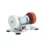 Máy mài băng ghế Mini FUHUIOT, Máy mài điện tốc độ thay đổi có thể điều chỉnh tốc độ, Bánh mài tiết kiệm không gian Máy mài bánh xe kép cầm tay 150W Đánh bóng hiện vật