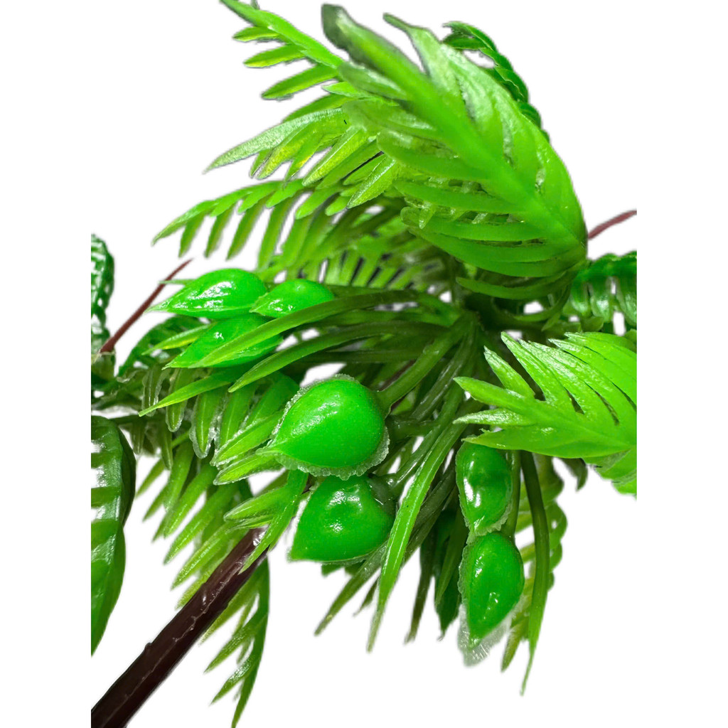 Bụi Dừa Nhân Tạo Trang Trí Bể Cá, Tiểu Cảnh (Cao 16cm)