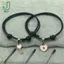 2 Cái / bộ Vòng Tay Cặp Đôi Thời Trang Dây Ngôi Sao Trái Tim Mặt Dây Chuyền Vòng Tay Dành Cho Nữ Người Yêu Đôi Vòng Tay Trang Sức Quà Tặng