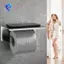 Không Khoan Treo Tường Phòng Tắm Nhà Vệ Sinh Cuộn Giá Đỡ Thép Không Gỉ WC Giấy Điện Thoại Giá Đỡ Khăn Giấy Gia Đình