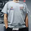 Áo thun có sẵn phong cách rộng thùng thình Thái độ cấp độ 1 đam mê đua xe in cổ điển 100% Cotton Nam Nữ Áo thun cổ tròn tay ngắn