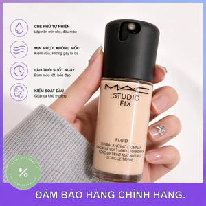 MAC Studio Fix Fluid Fullsize Kem Nền Semi Matte Bền Màu 30ml