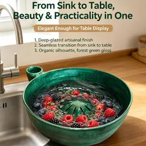 Máy Giặt Berry Có Dụng Cụ Lọc Thoát Nước Bát Rửa Trái Cây Tự Xoay Cho Nhà Bếp Rau Veggie Sản Xuất Salad Rau Củ Dâu jiwvn