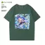 Pikmin4 Pikmin Trò Chơi Hàng Hóa Phong Cách Pixel Cotton Nguyên Chất Tay Ngắn Màu Xanh Hải Quân Áo Thun Nam Nữ Sinh Rời Mùa Hè
