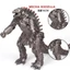 Cao su mềm Thép cơ khí lớn Máy Godzilla Khủng long King Kong Rồng ba đầu Vua quái vật Đồ chơi mô hình trẻ em Chiều cao 16cm