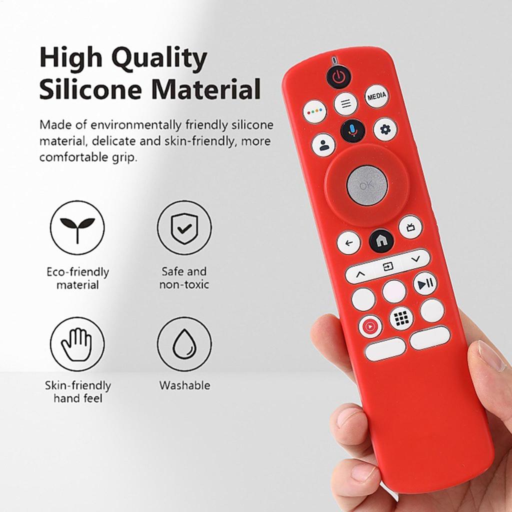 Ốp Cho Tivi Điều Khiển Từ Xa Phát Sáng Trong Bóng Tối Tay Chống Sốc Silicon Chống Trơn Trượt Bảo Vệ Từ Xa Cho Tivi mueadsyvn