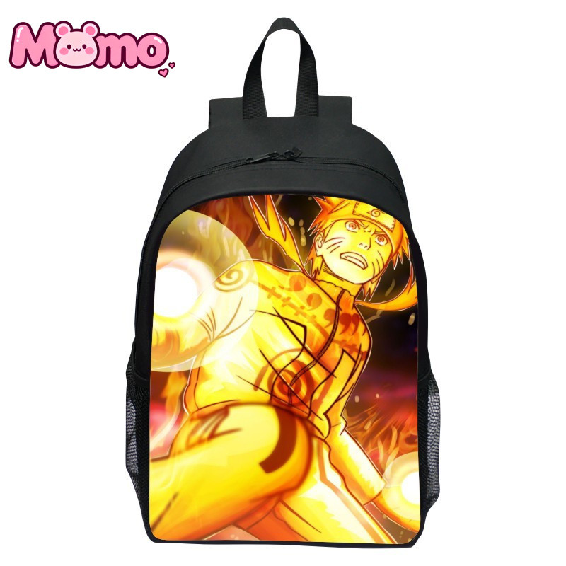 Ba lô in họa tiết anime Naruto dành cho bé trai và bé gái, thích hợp cho trường học và sử dụng thông thường