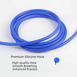 Mặt nạ phòng độc khô hoàn toàn được lên kế hoạch, Ống thở bơi bằng silicon Ống thở bơi 1 / 2 mét, Van chống va đập Thiết kế nhẹ Ống thở lặn khô cho người mới bắt đầu