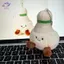 HFTOY Mới Sáng Tạo Cầu Lông Móc Khóa Lông Dễ Thương Sang Trọng Búp Bê Đồ Chơi Vui Nhộn Túi Mềm Trang Trí Mặt Dây Chuyền Bạn Bè Quà Tặng ~