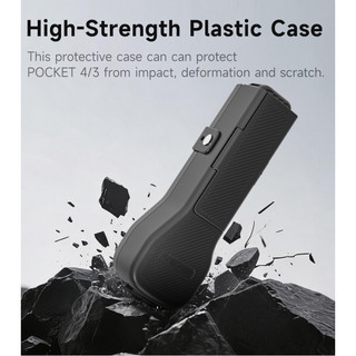 Dành Cho DJI Osmo Pocket 4 / 3 Vỏ Bảo Vệ Bỏ Túi 4 Hộp Bảo Quản Thân Lật Bao Lọc Phụ Kiện Bảo Quản