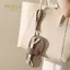 PNPIA- Túi đựng kính da PU họa tiết vải lanh mềm Hộp đựng kính râm cổ điển Hộp đựng khung cận thị di động Hộp đựng kính mắt đơn giản Bảo quản kính mắt
