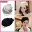 PNPIA - Mũ Fedora và Pillbox Vintage Kim Cương Giả Cứng, Phù Hợp Đi Tiệc và Ngày Thường
