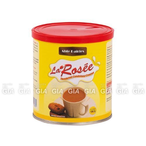 [6 LON SỮA ĐẶC] Sữa đặc La'Rosee lon 1kg - KHÔNG KHOEN (NẮP ĐỤC)