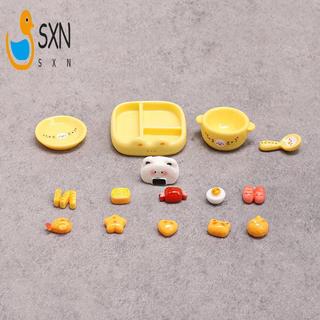Bộ đồ chơi hộp cơm trưa hoạt hình Mini - Quả cơm nhỏ Mô phỏng thực phẩm cho trẻ em Nhà chơi
