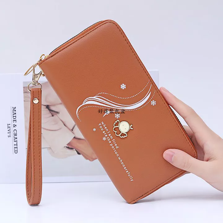 Ví Nữ Dài Đơn Giản Thời Trang Túi Dây Kéo Ví Ví Ví Ví Ví Ví Phong Cách Dây Kéo Thời Trang Đơn Giản Túi Dây Kéo Tiền Xu Ví Nữ Thời Trang Nhật Bản Hàn Quốc Ví Dài – 4