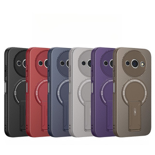 Ốp Điện Thoại Cảm Giác Da Có Giá Đỡ Từ Tính Cho Xiaomi POCO X7 M6 F7 C75 C71 C61 PRO ULTRA 14T PRO 4G 5G Chống Sốc Có Bảo Vệ Camera