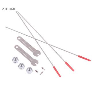 ZTHOME - Bộ phận thay thế airbrush gồm vòi phun và kim cọ đa kích thước (0,2 / 0,3 / 0,5 mm) và nắp vòi phun
