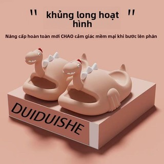 Dép lê khủng long cho bé – Dép mềm nhẹ chống trượt, phong cách hoạt hình dễ thương