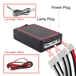 Đèn Flash khẩn cấp 4 trong 1 màu xanh đỏ 12V với điều khiển từ xa không dây Nhấp nháy Lưới tản nhiệt lắp ráp cho ô tô Xe tải Van SUV