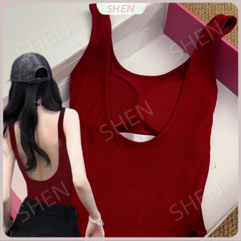 Áovest dây lưng đẹp cho nữ, có miếng lót ngực, thiết kế không tay