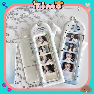Móc Khoá Ảnh Photobooth Treo Móc Khoá Balo Quà Tặng Ý Nghĩa Bạn Thân Người Yêu Timo PK20