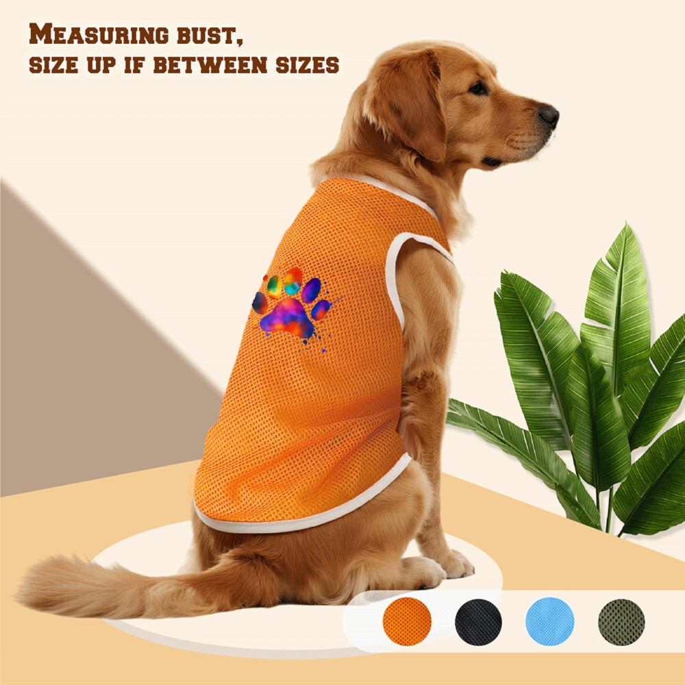 Áo vest lưới chó lớn 3XL-6XL, gấu ôm mặt, in hình capybara dễ thương, phong cách chui đầu, có sẵn 4 màu, thoải mái và thoáng khí, có thể giặt được bằng máy, thích hợp cho tất cả chó lớn