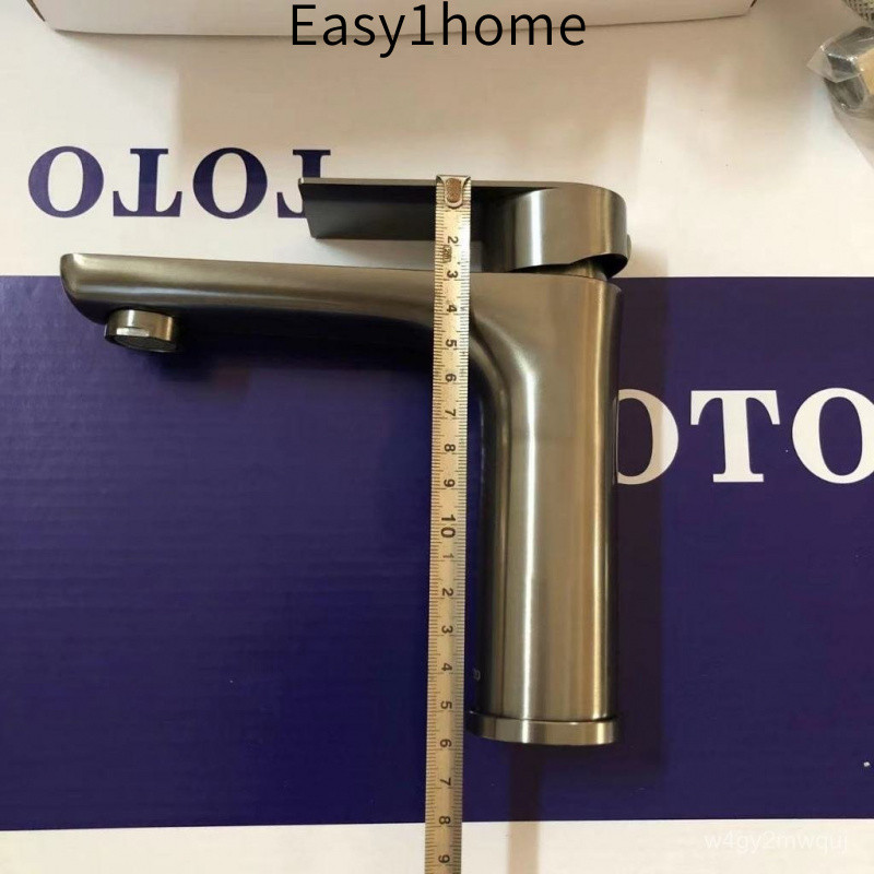 Vòi TOTO, Súng, Vòi Phòng Tắm Màu Xám, Chậu Rửa, Chậu Rửa, Chậu Dưới, Vòi, Chậu Nóng Và Lạnh Bằng Đồng, Vòi