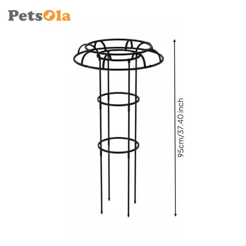 Khung Hỗ Trợ Leo Núi Có Thể Điều Chỉnh Vườn Trellis Hình Ô Sợi Thủy Tinh Giá Đỡ Thực Vật Hỗ Trợ Mạnh Mẽ Cho Leo Hoa