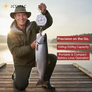 JCSYFAC 100kg 200kg Móc đôi Cân cơ học di động Đĩa Con trỏ treo để cân Livesto Nhà máy Sử dụng Mới