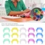SMILE 50 Chiếc Cuộn Kẹp, Kẹp Bobbin Nhỏ Nhiều Màu Sắc, Người Tổ Chức Ống Nhựa Lưu Trữ Kẹp May