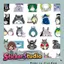 Set Sticker Bé gấu totoro Ghibli Chống Nước Dán Laptop Vali Mũ Bảo Hiểm Sổ Tay