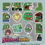 Set Sticker Crazy frog biến thể Chống Nước Dán Laptop Vali Mũ Bảo Hiểm Sổ Tay