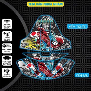 (LƯU Ý CHỌN ĐÚNG ĐỜI XE BÊN DƯỚI) COMBO TEM DÁN NHỰA NHÁM CÁC DÒNG TAY GA