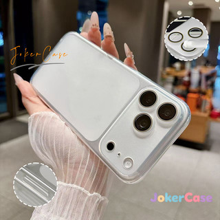 Ốp Lưng Cho IPhone 15 13 17 16 12 11 14 Pro Max 16 14 15 Plus 17air Ốp bảo vệ ống kính siêu mỏng, mờ, đơn giản.