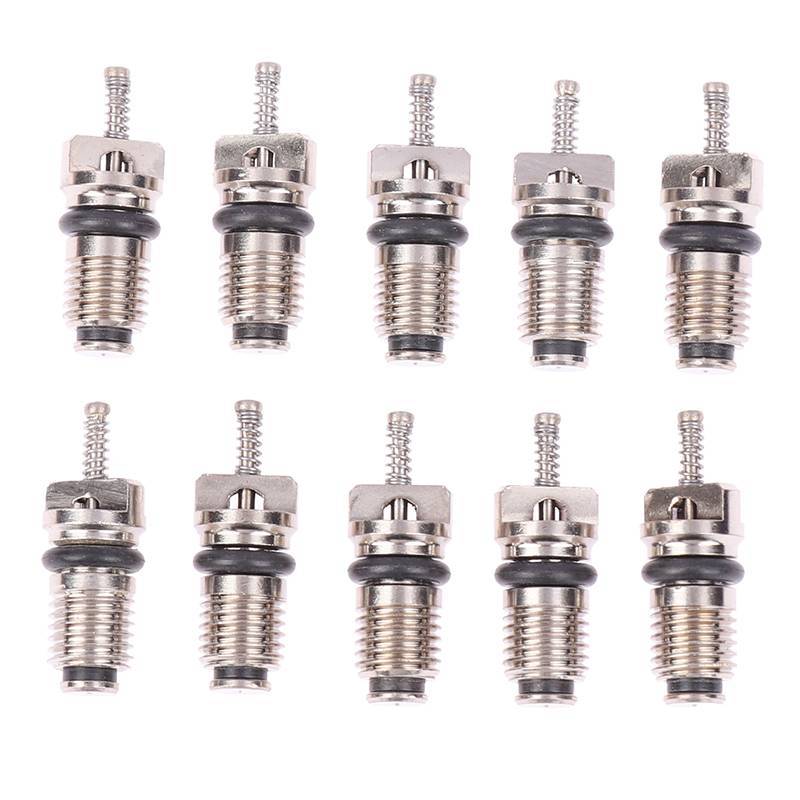 < WHPHous-t > 10 Cái Lõi Van AC R134A Ô Tô Ô Tô Lõi Điều Hòa Không Khí Kim Bộ Sửa Chữa Xe Chịu Nhiệt Phụ Kiện Ô Tô Đẹp