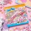 GETVOW Nhãn dán cảnh thu nhỏ, Nhãn dán phong cảnh PET 10 cảnh, Cửa hàng chủ đề Hiệu sách Magic Shop Bưu điện Nhãn dán bánh Sách Quà tặng trẻ em
