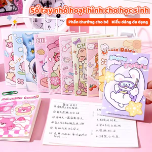 Sổ tay mini sổ note giáng sinh nhỏ gọn, sổ tay A7 có dòng kẻ dễ thương, quà tặng học sinh đáng yêu