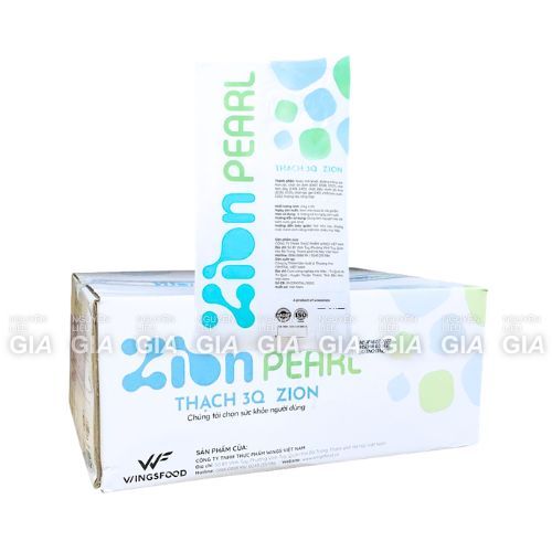 [THÙNG 6 BỊCH] Trân châu 3Q Zion bịch 2kg - topping trà, trà sữa trân châu