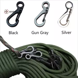 < WHPHous-t > 10 Cái / lốc Móc Khóa Mini Carabiner Tiện Ích Cắm Trại Thiết Bị Sinh Tồn Móc Chụp Leo Núi SF Spring Bapa Gear Đẹp