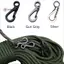< WHPHous-t > 10 Cái / lốc Móc Khóa Mini Carabiner Tiện Ích Cắm Trại Thiết Bị Sinh Tồn Móc Chụp Leo Núi SF Spring Bapa Gear Đẹp