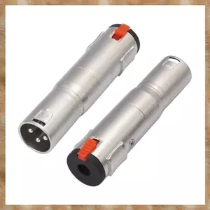 1 / 4 TRS 6.35mm Nữ sang 3Pin XLR Nam Bộ Chuyển Đổi Vỏ Kim Loại Bộ Chuyển Đổi Chiếu Sáng Âm Thanh Cho Sân Khấu Và Sân Khấu