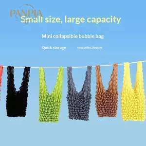 PNPIA- Túi mua sắm Mini gấp mở rộng xếp ly Túi Tote linh hoạt dung tích lớn có thể tái sử dụng để sử dụng dã ngoại hoặc tạp hóa