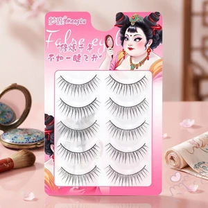 Lông mi giả cổ tích cứng một mảnh Dream Deer R-13 dành cho nữ, uốn cong tự nhiên và hỗ trợ mạnh mẽ để sử dụng hàng ngày và sân khấu